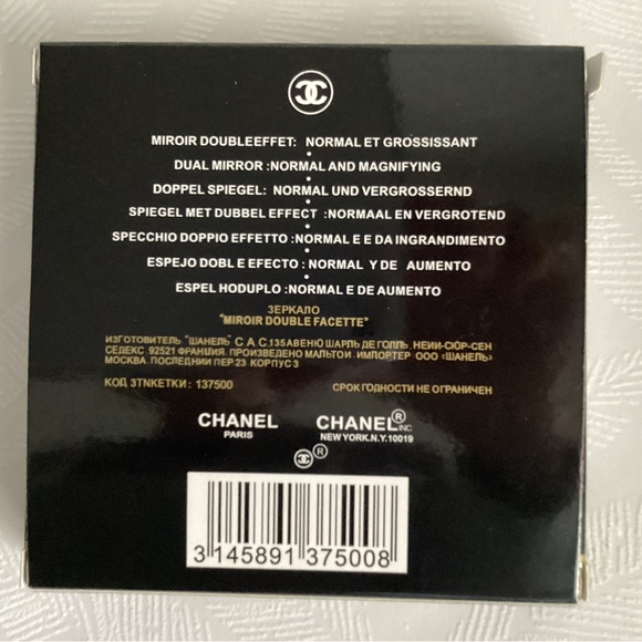 NEW CHANEL Black Compact Mirror - Picture 7 of 7